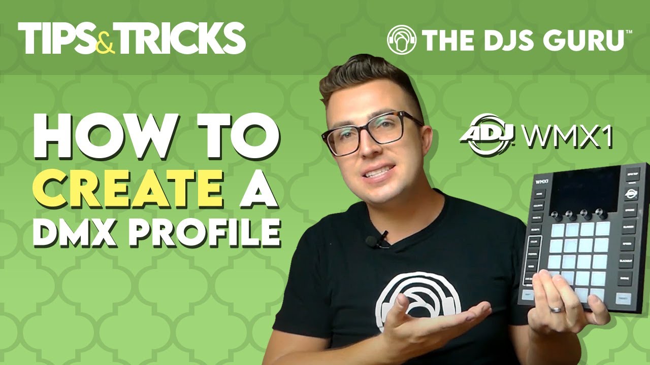 🤓How to make a custom DMX profile on the ADJ Wolfmix WMX1 Controller | Step-by-step Guide