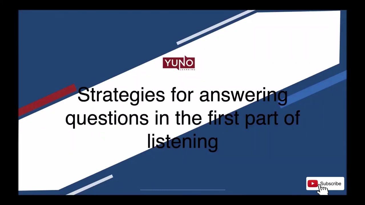 IELTS Listening Part 1 Tips | Yuno Learning