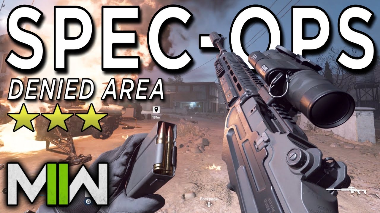 Special Ops Denied Area Mission - 3 STARS - Modern Warfare II Gameplay