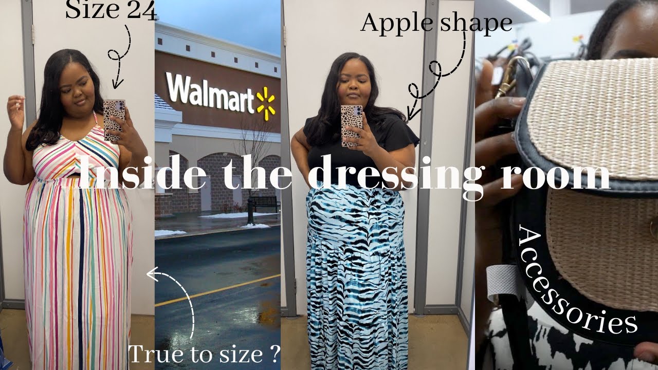 so many finds ! Walmart inside the dressing room - Plus size try-on @Walmart