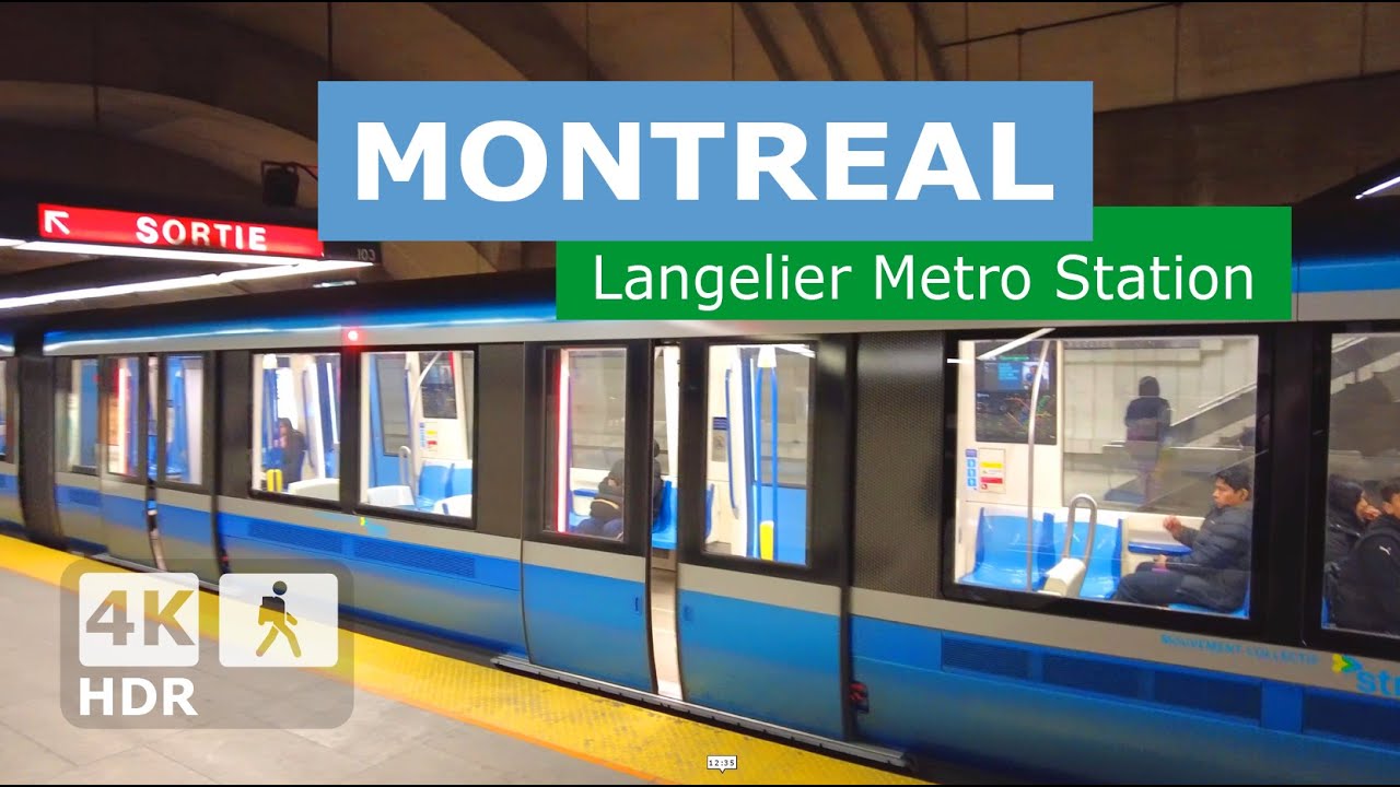 [ 4K ] Langelier Metro Station Walking Tour | 🟢 Green Line | Montreal, Quebec, Canada 2025 🇨🇦