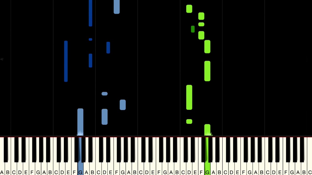 WELLERMAN - Easy - Intermediate | PIANO TUTORIAL (Synthesia) by Paul Hankinson