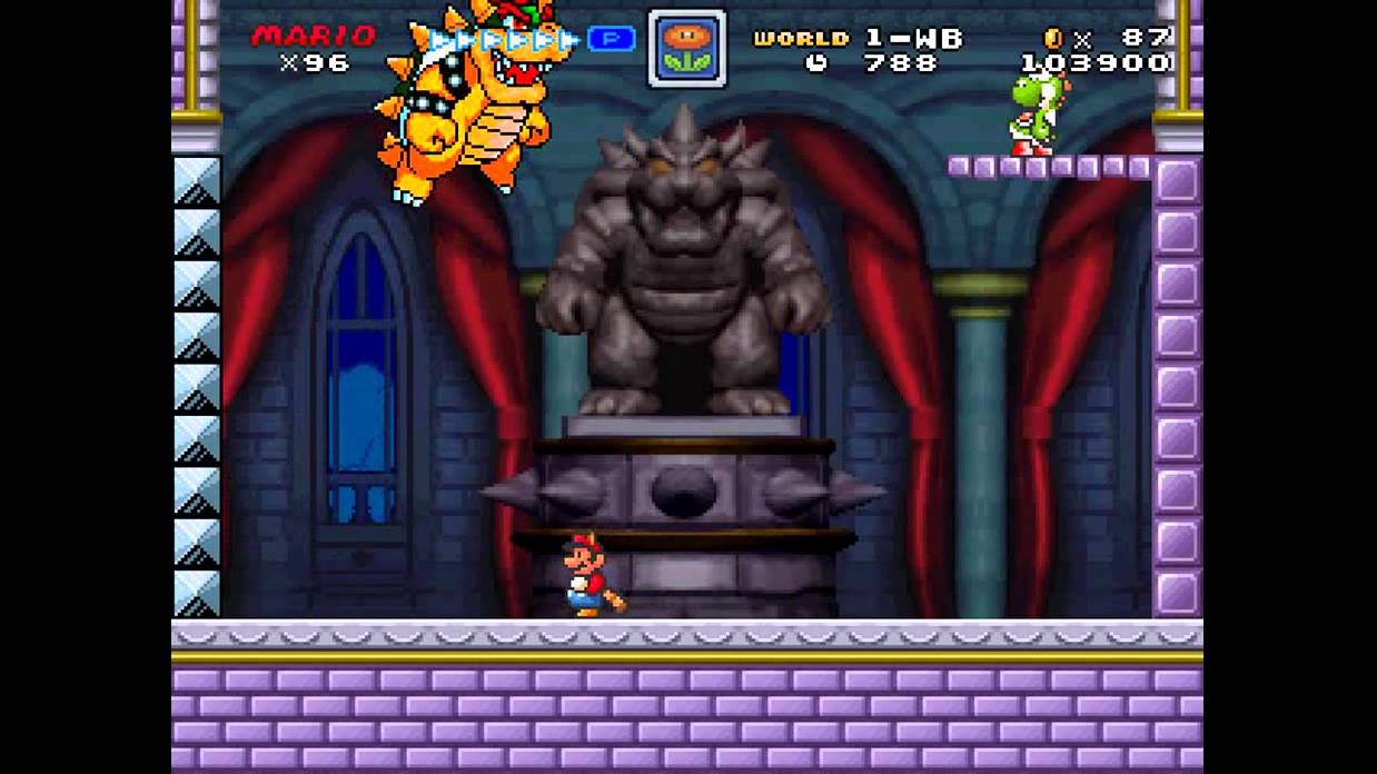 Super Mario Fusion Revival: Updated Bowser World Boss..