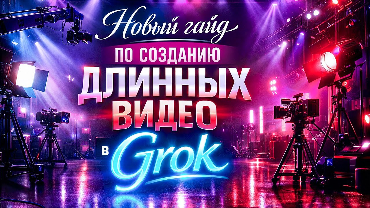 Новый гайд по созданию длинных видео в Crok4.1(Гайд Лайфхаки по grok 4.1)