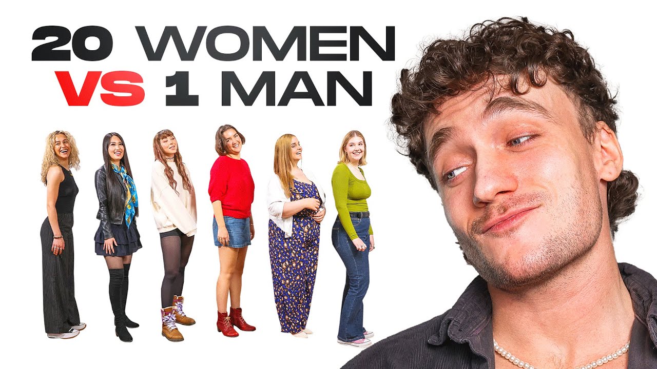 20 Women VS 1 Lonely Man