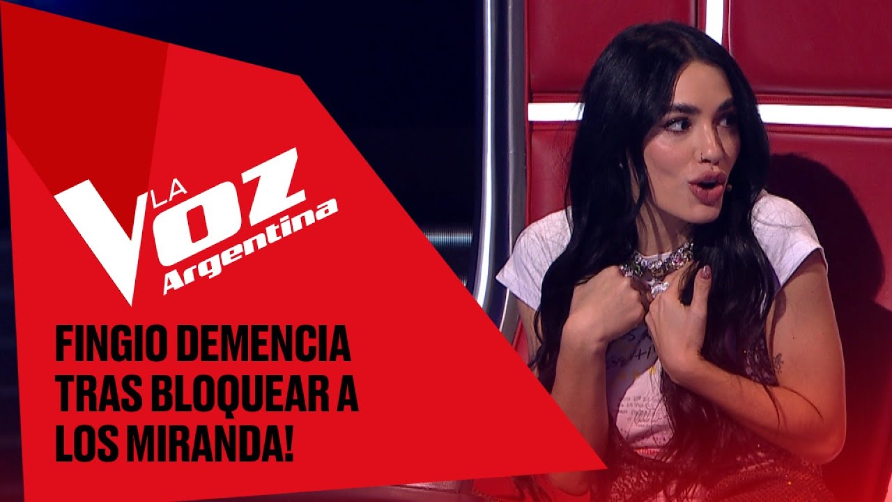 Lali fingió demencia tras bloquear a los Miranda! - La Voz Argentina 2025