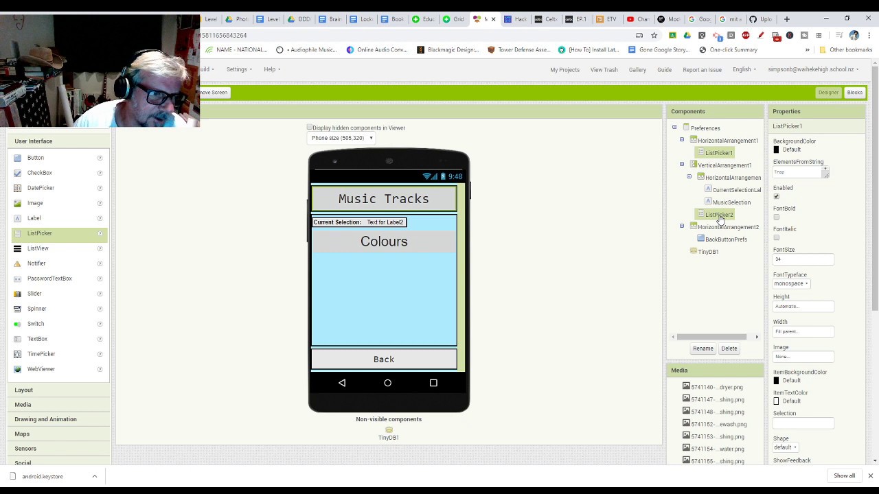 MIT App Inventor: The Importance of Renaming your Components