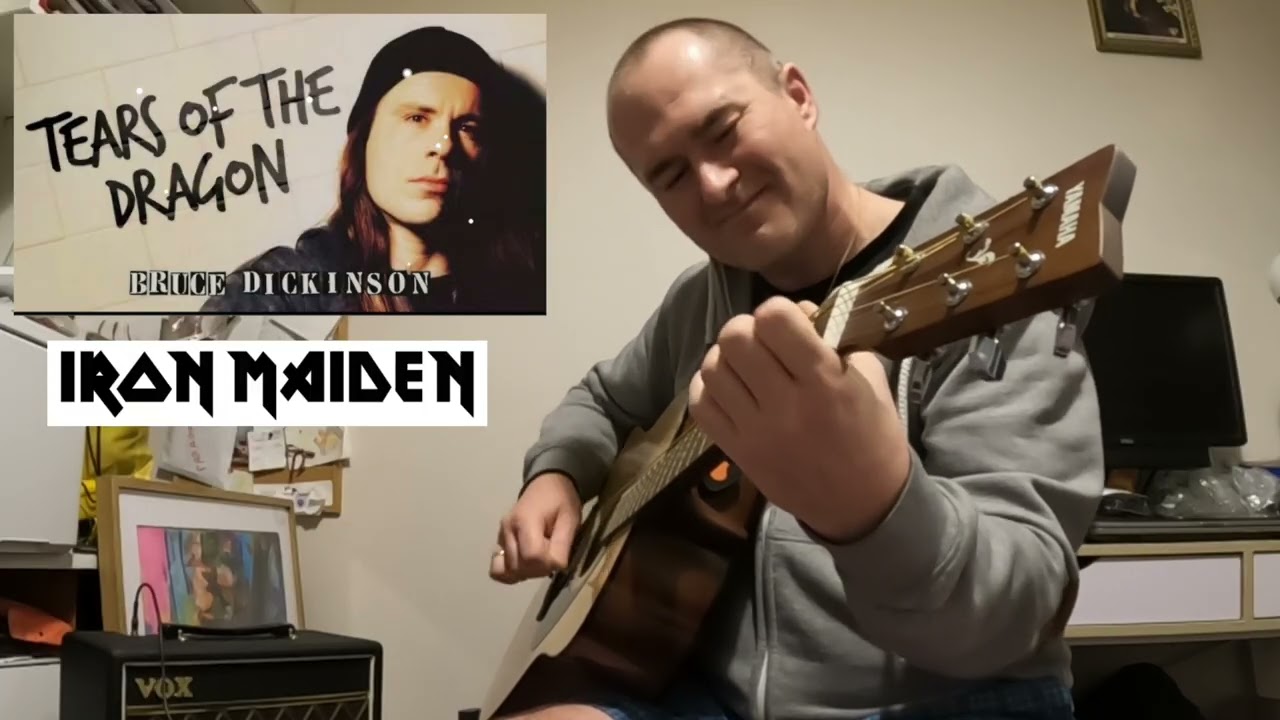 Tears of the dragon/Iron Maiden guitar cover