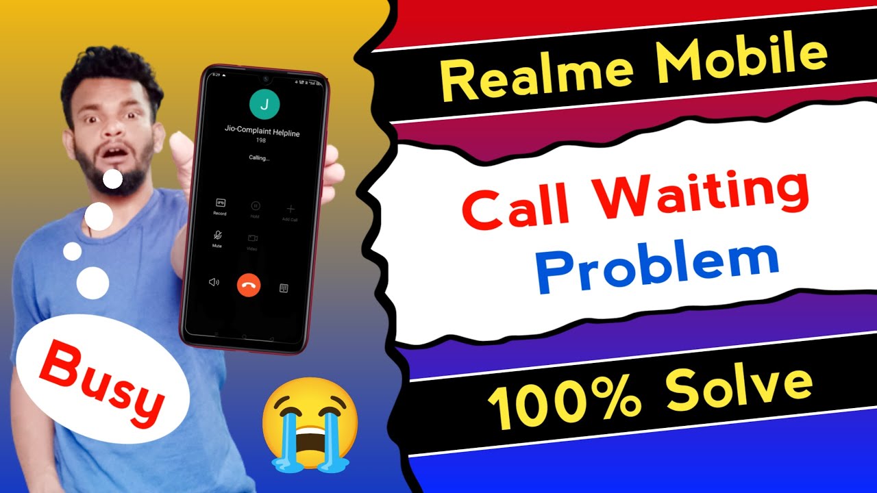 Call Waiting Problem In Realme Mobile | call waiting activate setting