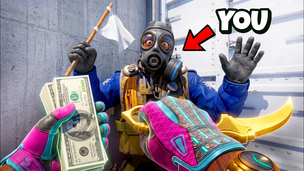 Сразись со мной 1 на 1 за бесплатный нож (Trade Up на $1500)