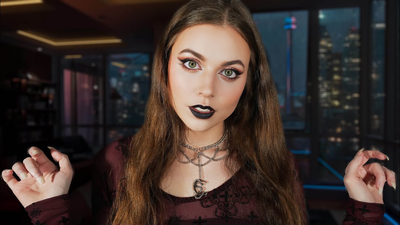 ASMR Goth Girl Is Obsessed With You Fantasy Roleplay 🖤🎃  Personal Attention, ASMR For Sleep, Reading