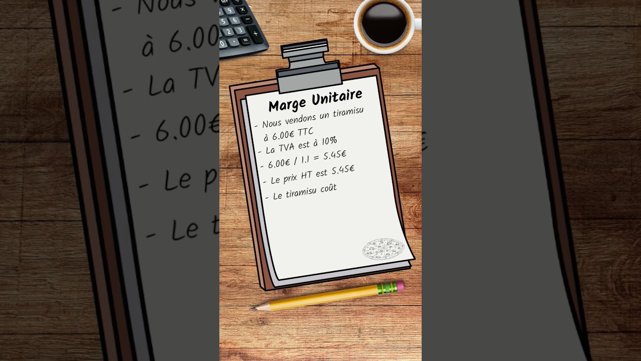 🍕 La Marge Unitaire - Gestion Restaurant