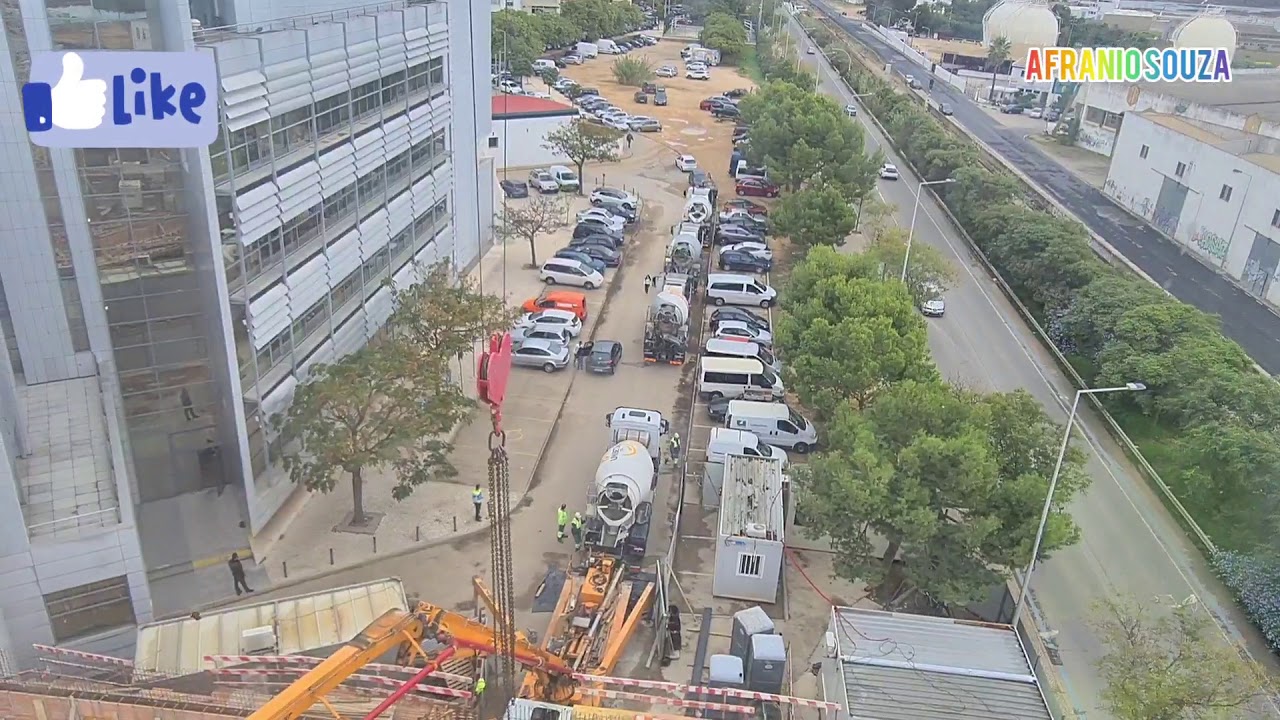 [PORTUGAL] TIVE QUE ENTRAR NO MEIO DA BETONAGEM - GRUA TORRE