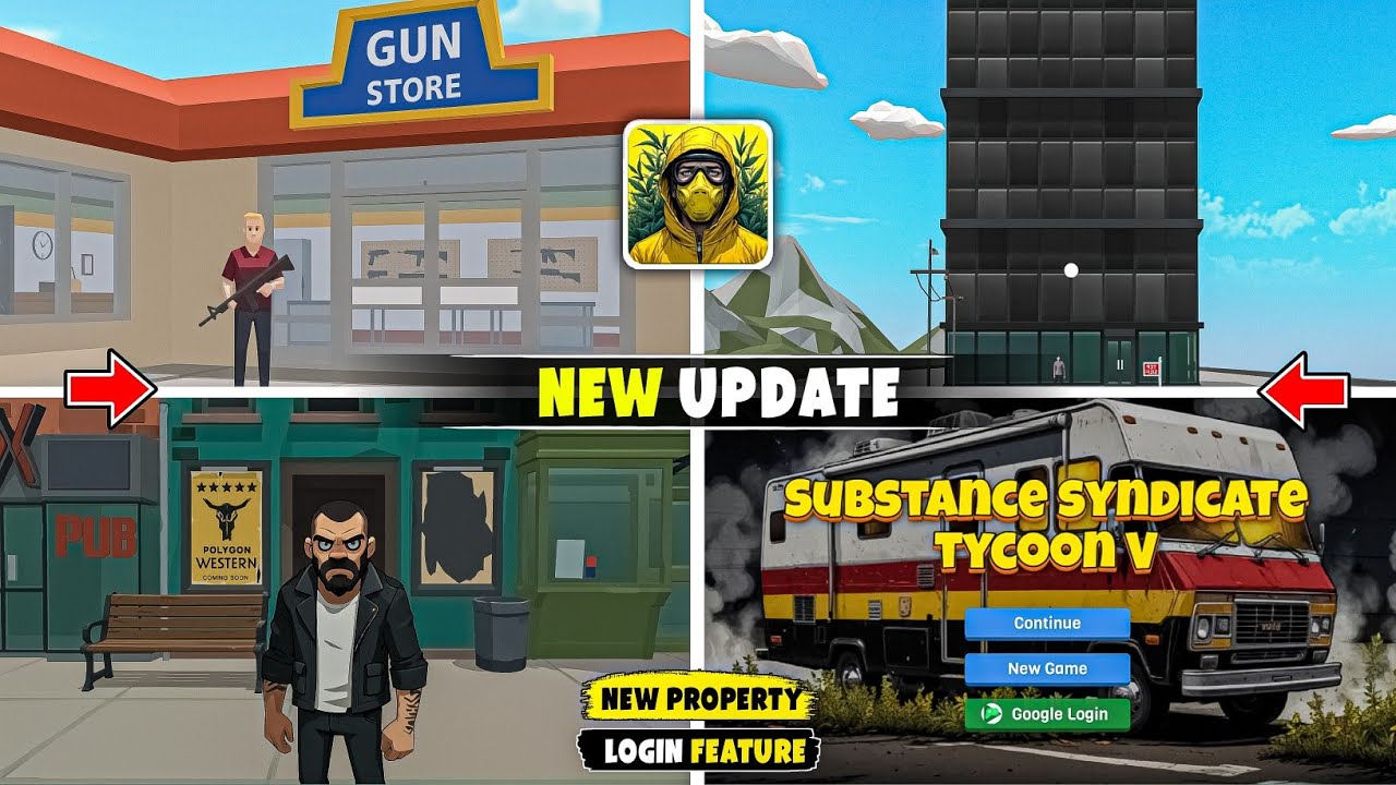 SUBSTANCE SYNDICATE TYCOON V 🤯 BIG UPDATE ! 🔥 LOGIN + DEALERS + PROPERTY UNLOCKED 