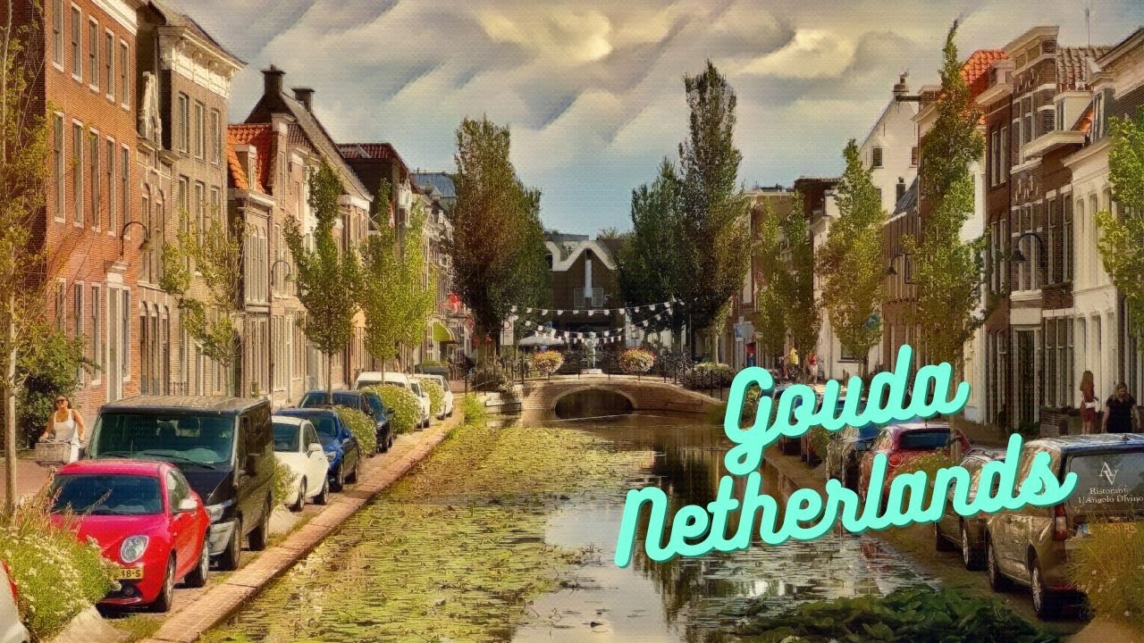 Gouda city walk in 4K 🇳🇱 - August 2022