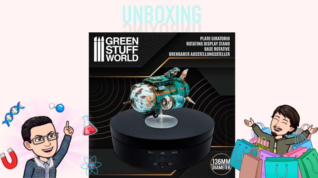 Abrimos el plato giratorio de Green Suff World para lucir y ense&ntilde;ar nuestras miniaturas y figuras :)