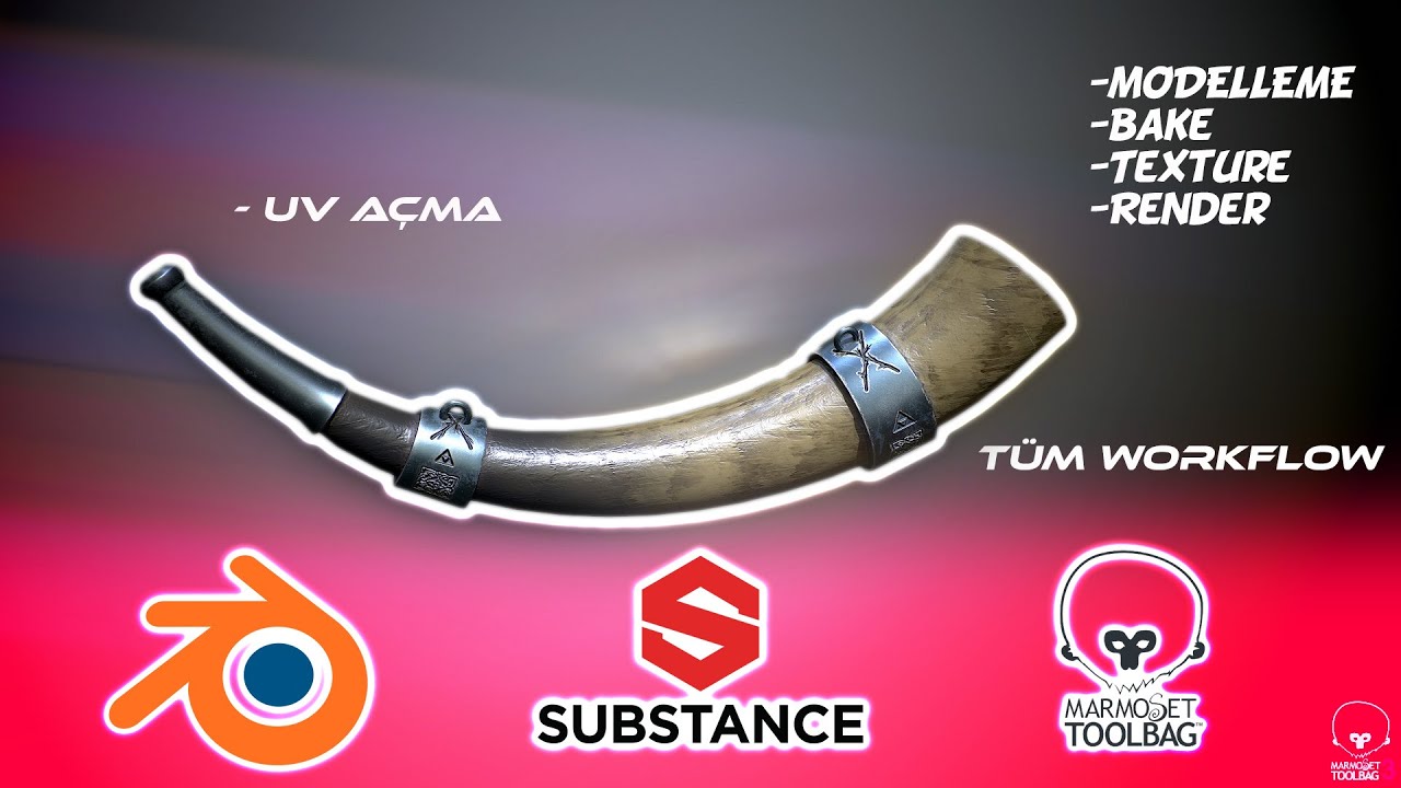 UV Açma ve Export - 4 | Blender 2.8 Dersleri