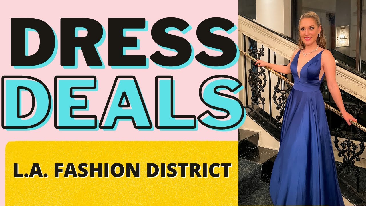 Dress Shopping in L.A. Fashion District | AMAZING DEAL ON GOWN