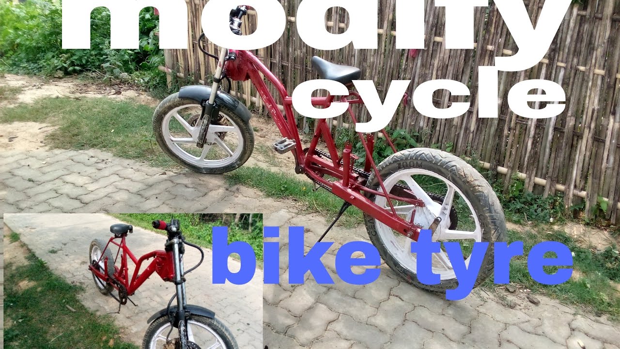 bike tyre drive new video bicycle chalane wala modification bicycle 