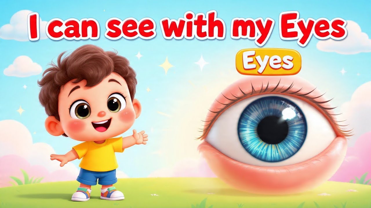 Body parts |Body parts song for kids|I can see with my eyes kids song |  