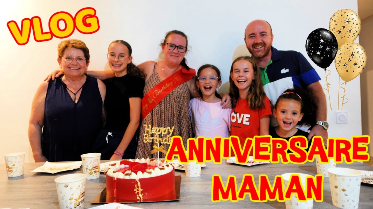 GROSSE SURPRISE POUR L'ANNIVERSAIRE DE MAMAN