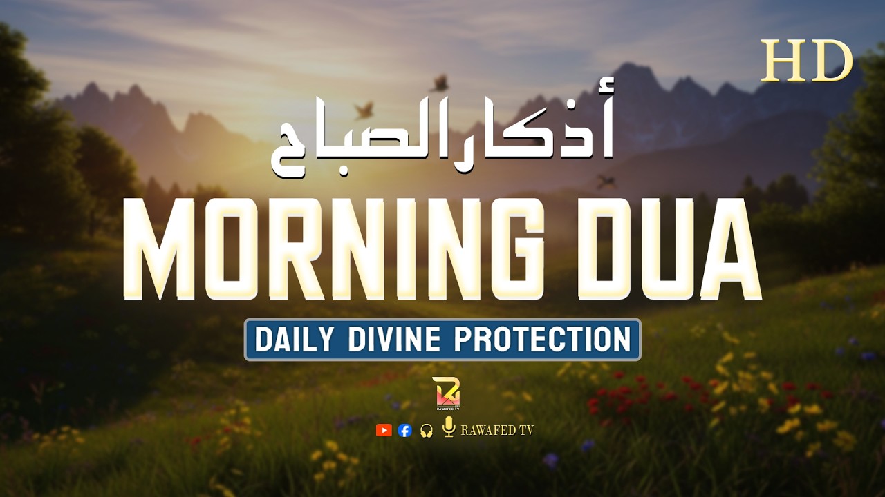 Morning Dua ( أذكار الصباح ) Daily Islamic Adhkar for Peace, Rizq and Protection | Rawafed TV