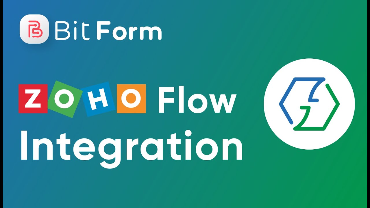 Zoho Flow Integration With WordPress Form - Bit Form
