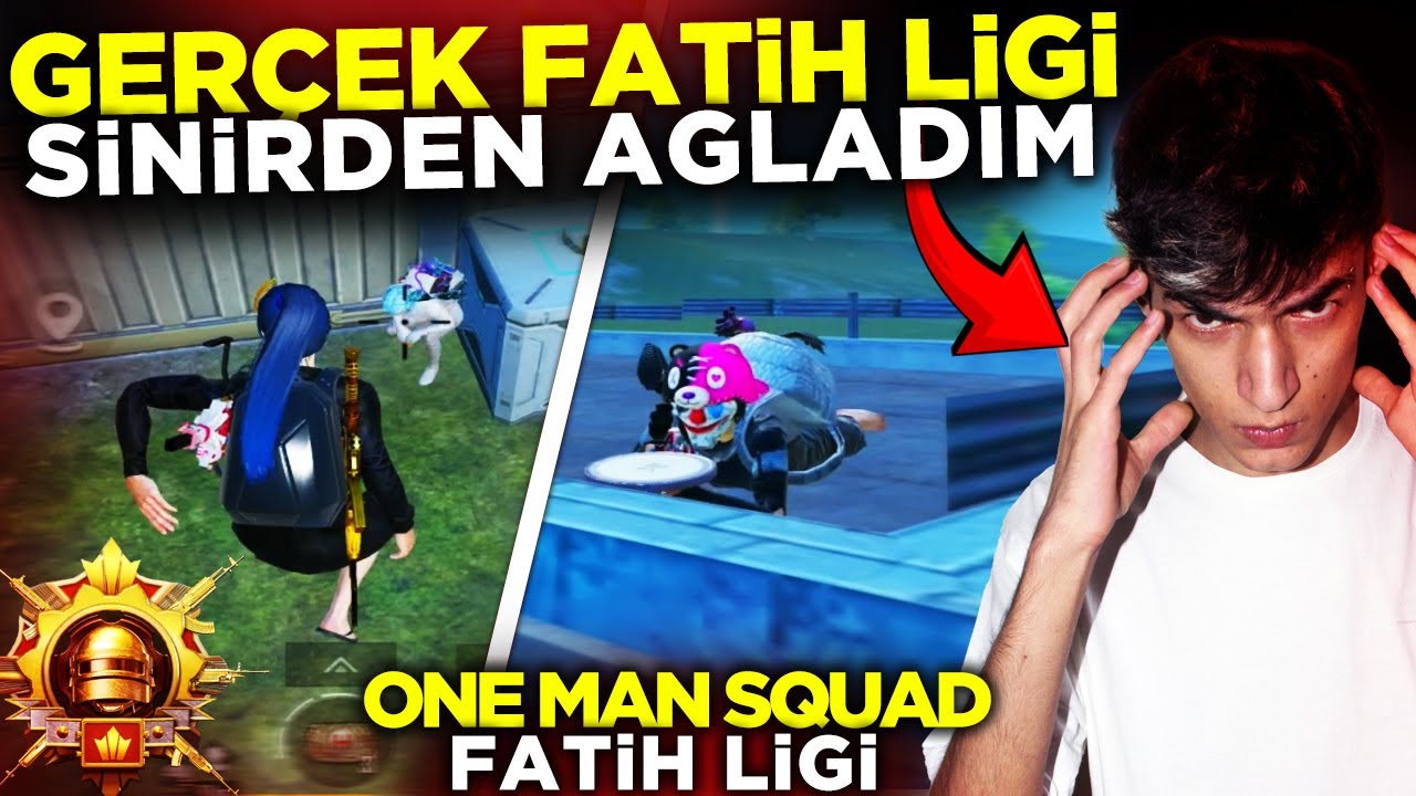 GER&Ccedil;EK FATİH LİGİ NASIL OLUYOR? OYUNU BIRAKMA SEBEBİ ❗ 1 vs 4 / PUBG MOBİLE FAST RANED