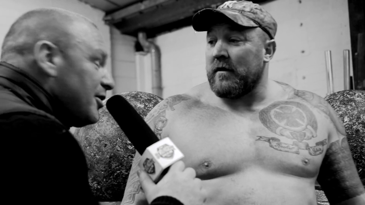 Strongman John Pollock and Paul Benton Atlas Stones
