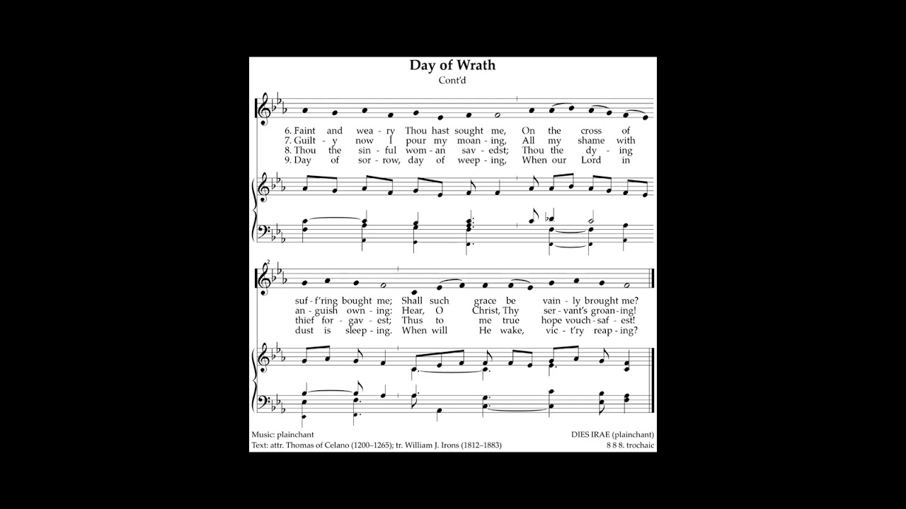 Day of Wrath - DIES IRAE - Treasury 874