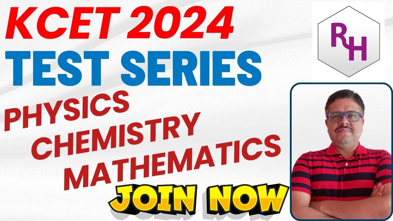 KCET 2024 TEST SERIES / PHYSICS, CHEMISTRY AND MATHEMATICS AT ONE PLACE / BEST FOR KCET EXAM...!!!
