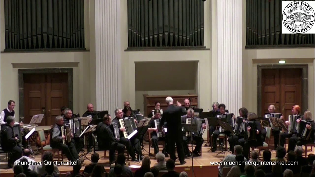 Fritz Dobler - Divertimento - 1. Satz: Marsch - Akkordeonorchester 
