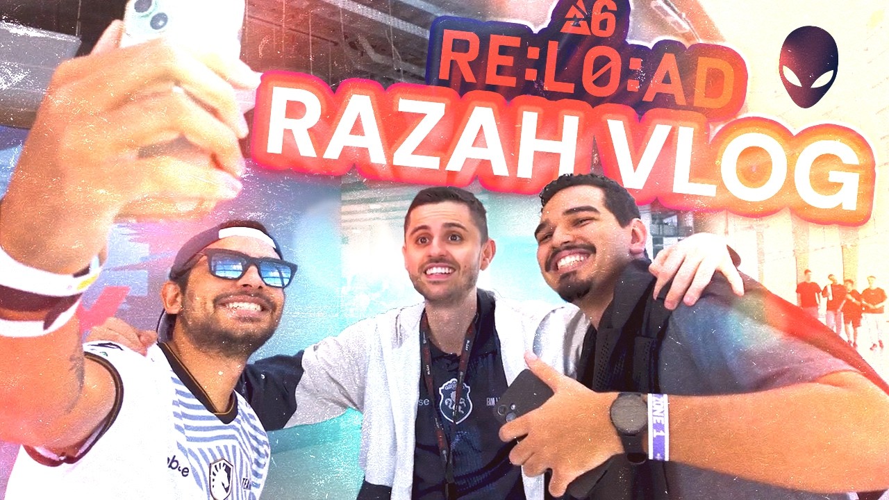 RAZAH COMPANY INVADIU OS BASTIDORES DO RELOAD | RAZAH VLOG #1