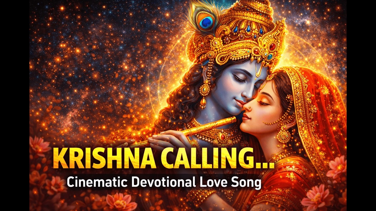 Hear Krishna’s Flute 💫 Radha Krishna Devotional Love Song