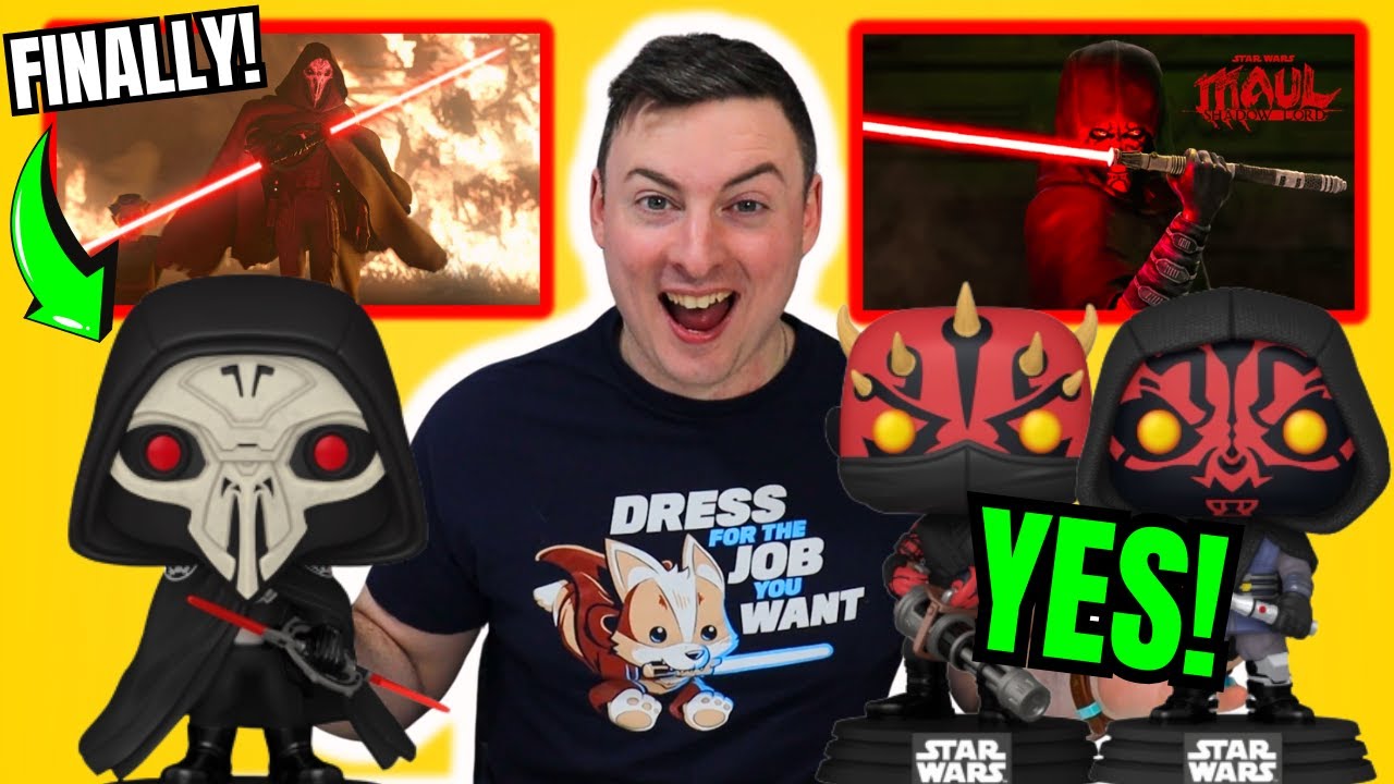 Представлены новые фигурки Funko Star Wars Maul Shadow Lord Pops!
