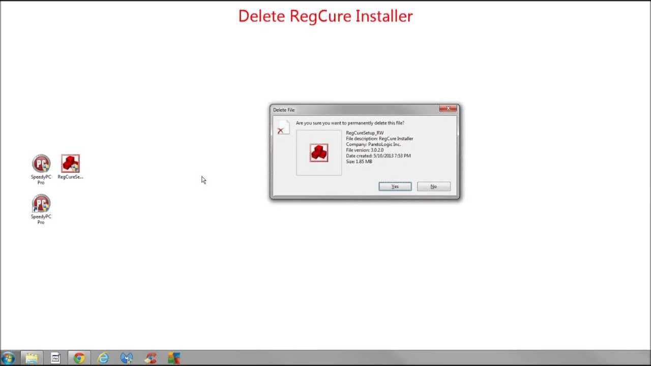 How To Remove RegCure Malware - Uninstall RegCure by Paretologic