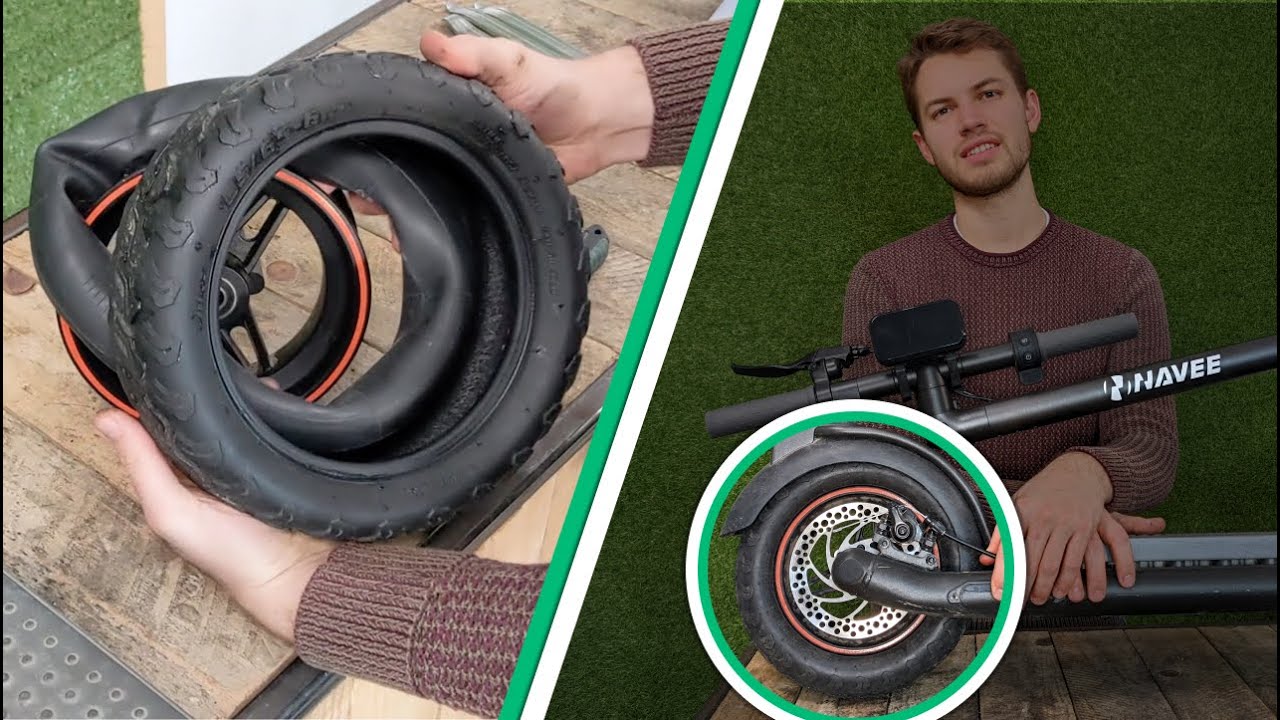 Elektroroller Navee N65: HINTERRAD - Wie wechselt man den Reifen und den Schlauch?