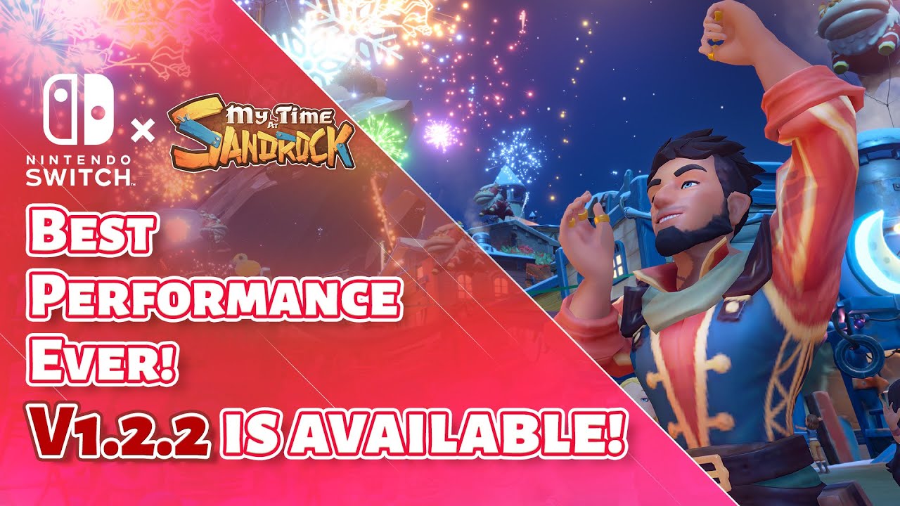 My Time at Sandrock V1.2.2 Trailer | Nintendo Switch