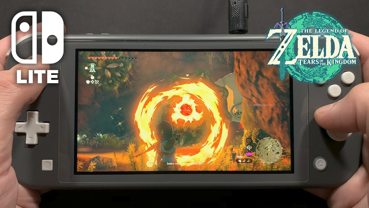 The Legend Of Zelda: Tears Of The Kingdom on Nintendo Switch Lite #14