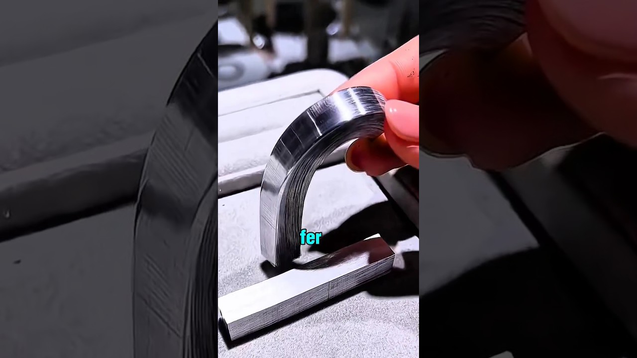 Le m&eacute;tal souple qui devient plus fort que l&rsquo;acier.🤯