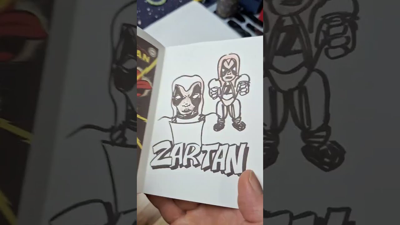 G.I.Show2025 Zartan Fan zine: How To Fold your own mini zine
