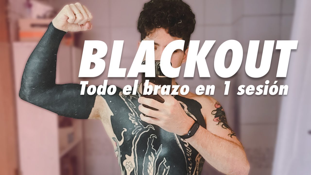 BLACKOUT DE BRAZO COMPLETO EN 1 SESIÓN