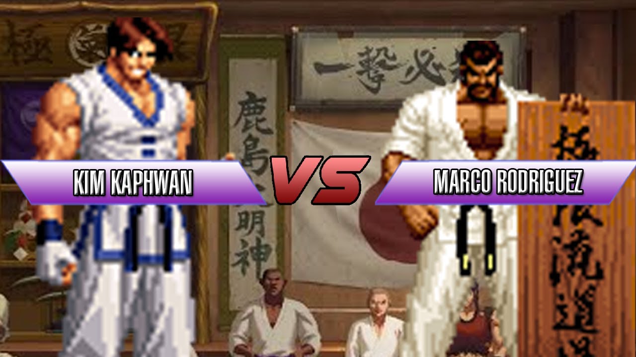 Mugen -  Kim Kaphwan vs Marco Rodrigues | Epic MUGEN Match