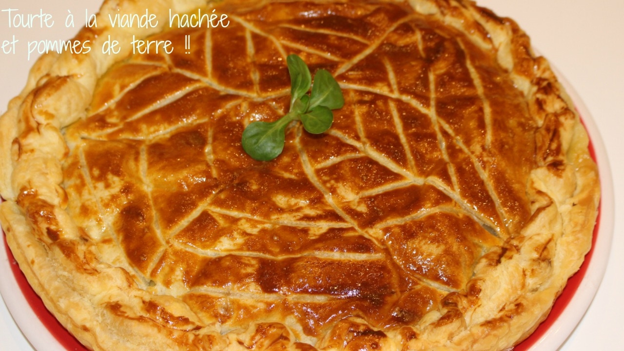 Tourte à la viande hachée et pommes de terre/ meat pie recip