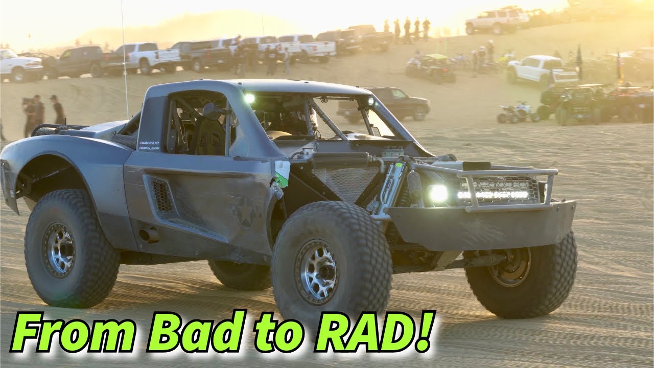 Застряли на турнире King of the Hammers 2026… А потом мы отправили их на внедорожнике Trophy Truck.