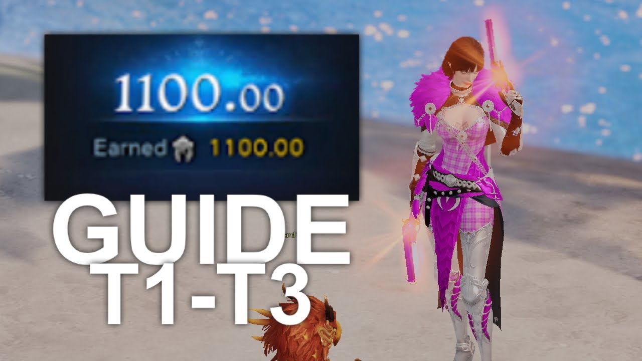 How I reached 1100 item Level with no P2W - Lost Ark T1-T3 Guide (with timestamps)