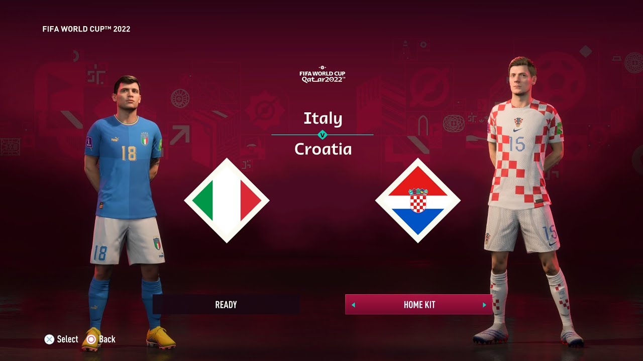 FIFA 23 - Italy vs. Croatia - FIFA World Cup Qatar Final | PS5™ Gameplay [4K 60FPS] Next Gen