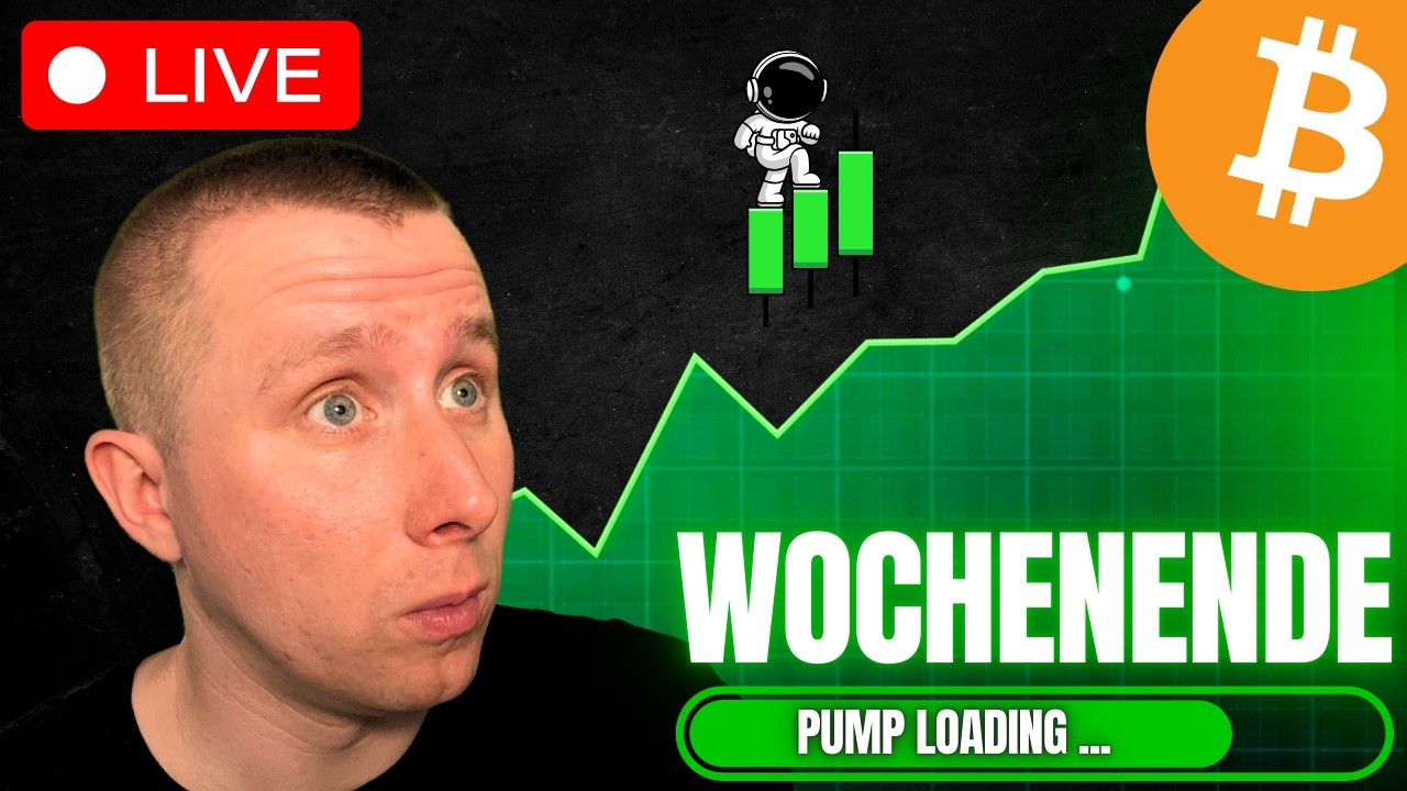 🔴 LIVE Bitcoin Trading! Startet JETZT der Weekend Pump?