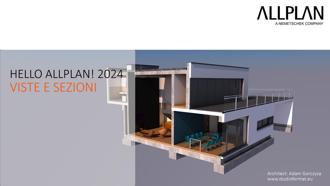 Hello Allplan 2024 - Viste e sezioni