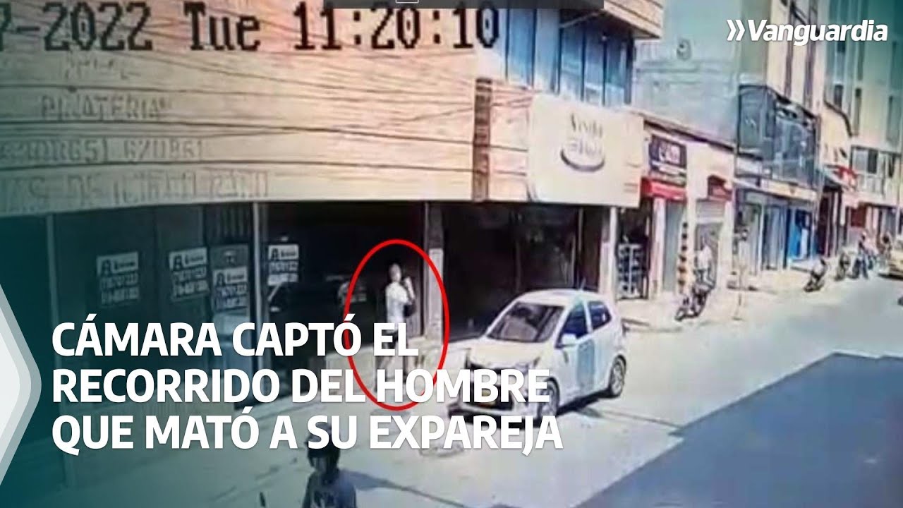Captan recorrido del hombre que mató a su expareja en Bucaramanga | Vanguardia